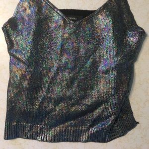 Sparkly crop top